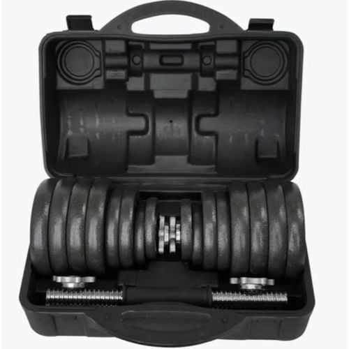 Generic HALTÈRES 30kg 2 en 1 Ajustable - Kit de Poids de Musculation - image 4
