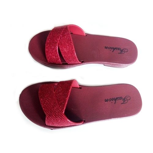 Sandales talons store bordeaux