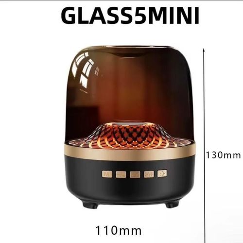 Generic Enceinte Bluetooth 5.0 avec Lumière LED Multicolore, Musique Dynamique - Noir - image 8