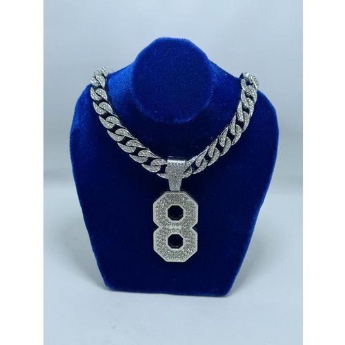Generic Chic Chaîne En Strass Luxueuse Bling Médaillée Huit 8...
