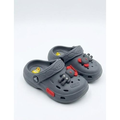 product_image_name-Crocs-Classic Clog chaussure pour enfants  Tendance Mixte Babouche crocs- Noir,Gris-2
