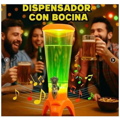 Generic Canon à bière de 3 litres avec haut-parleur LED