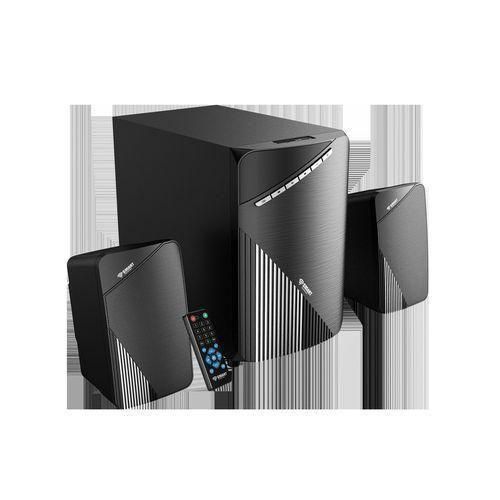 Smart TECHNOLOGY Haut-Parleur Multimédia 2.1 CH (STH-6677M) - 28W / LED/ Bluetooth/ AUX/ FM/ SD/ USB/ Télécommande/ Design Noir - image 3