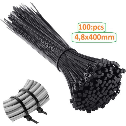 Elematic Attaches de câbles en plastique 135x2,6mm 100 pièces