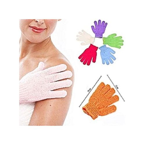 Generic 4 Paires De Gants (Éponge Exfoliante Pour Visage Et Corps) - image 3