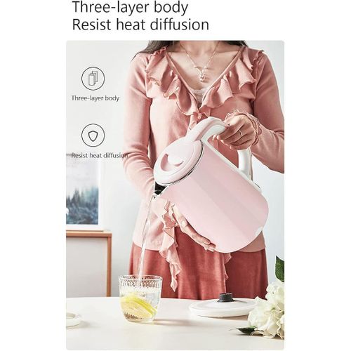 Generic Bouilloire électrique pour eau bouillante, en acier inoxydable 2,5L - image 3