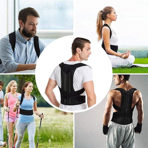 Generic Correcteur de Posture Réglable – Ceinture de Maintien Dos 8756 - image 3