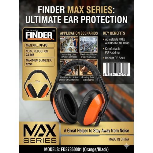 product_image_name-Generic-Casque Anti-Bruit Professionnel FINDER - Protection Auditive 23.5dB - Idéal Chantier & Atelier-4