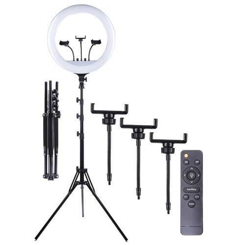 Led SUPORT SELFIE/LED/ CANNE RING LIGHT 18 POUCES