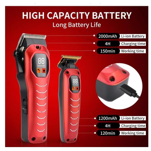 Generic Tondeuse & Rasoir Professionnel Rechargeable USB , type-c - image 4