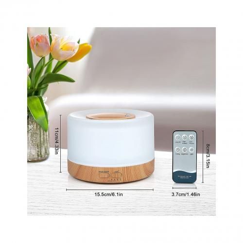 Czemo Diffuseur d'Huiles Essentielles 400ML, Diffuseur de Parfum Electrique  avec Télécommande Humidificateur Ultrasonique Diffuseur Aromathérapie pour  la Maison, Yoga (03) : : Hygiène et Santé