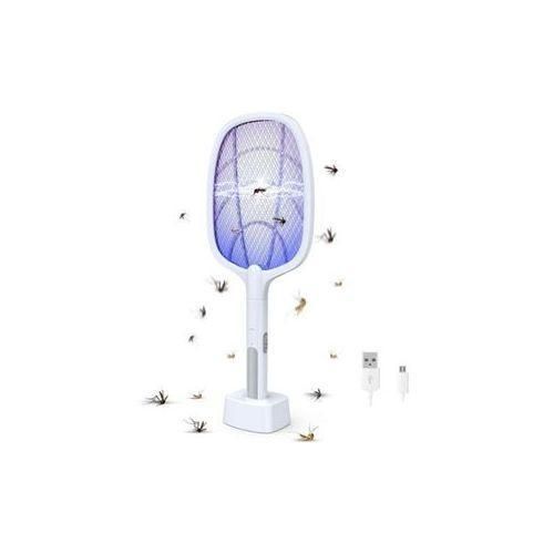 Generic Raquette anti-moustique électrique rechargeable 2-en-1. - image 2