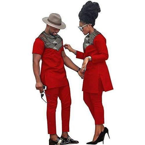 Fashion Ensemble Tunique Homme Et Femme Manche Longue Et Courte De
