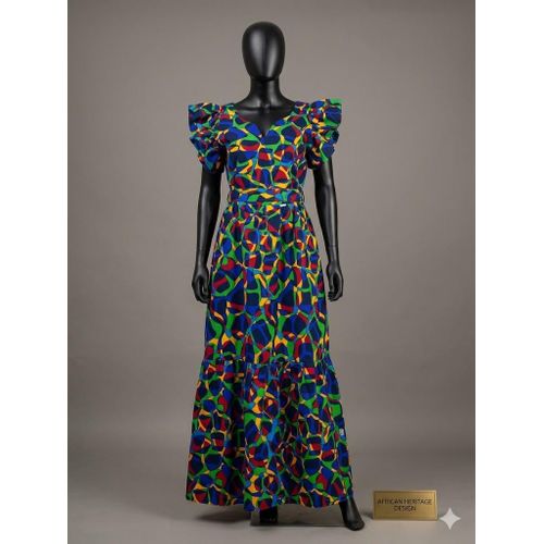 Fashion Robe Multicolor Pour Femme
