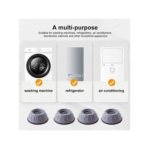 Generic Coussinet Universel Antidérapant Et Anti Vibration 4 Pièces - image 3