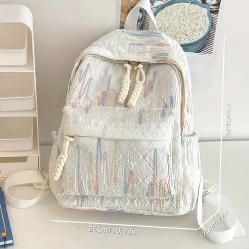 product_image_name-General-Sac à dos mode femme 1 pièce en nylon, parfait pour la rentrée scolaire, le golf, les voyages en plein air-2