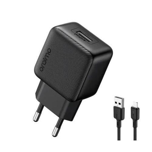 product_image_name-Oraimo-Chargeur PowerCube 10 Sleek Bout Android - Micro USB 10W Noir - Pour Andorid Samsung Xiaomi Tecno Etc-4