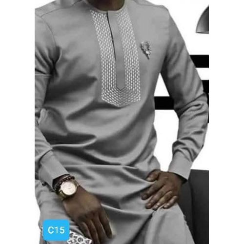 Fashion Tunique Homme De Couleur Grise Prix pas cher Jumia CI