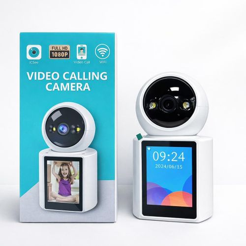 product_image_name-Generic-Caméra de Surveillance WiFi 1080P avec Écran et Appel Vidéo-1