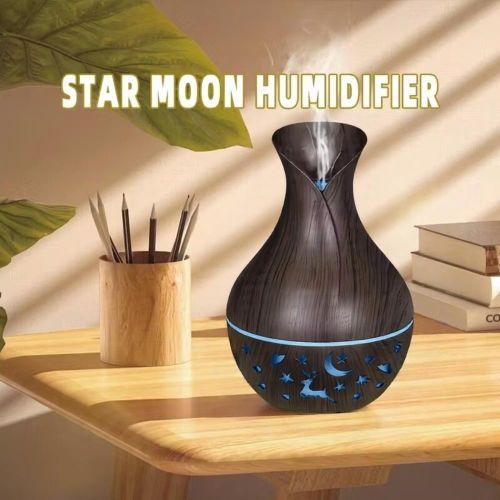 product_image_name-addigoes-Humidificateur d'air USB 200ML, Connexion par prise USB, Forme Élégante, Diffuseur d'arômes, Humidificateur d'aromathérapie Portable pour Chambre, Salon, Entreprise, École, Bureau et Chambre d'enfants (Bois)-5