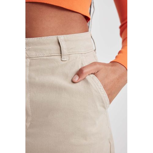 Jupe discount droite beige