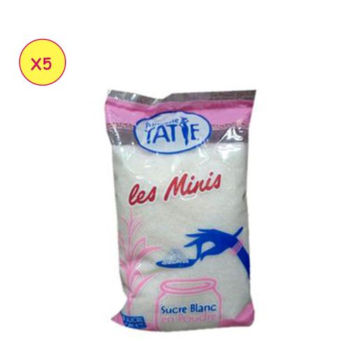 product_image_name-Princesse Tatie-Lot De 5 Sachets De Sucre Blanc Mini 435G-1