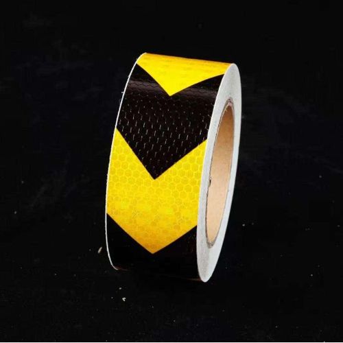 product_image_name-Generic-Ruban adhésif réfléchissant flèche Jaune Noir  25m-1