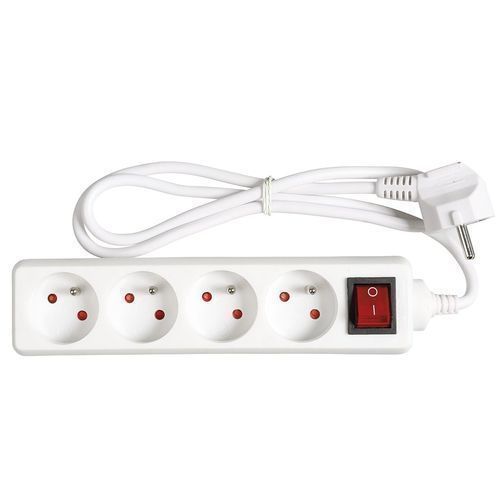 Generic Multiprise - 4 Prises - Blanc