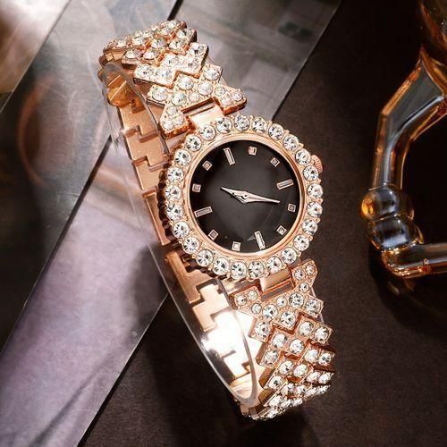 product_image_name-Fashion-Ensemble de 5 pièces/Montre en quartz rétro pour femmes & Set de bijoux en cristal-5