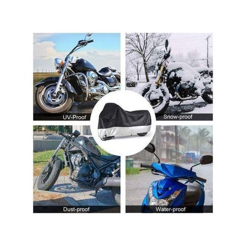 Generic Housse De Protection Moto-Noir - image 5
