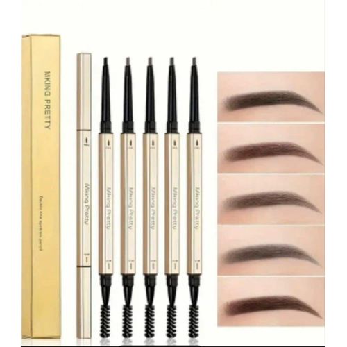 Generic Lot De 5 Crayons À Sourcils Waterproof Et Longue Tenue