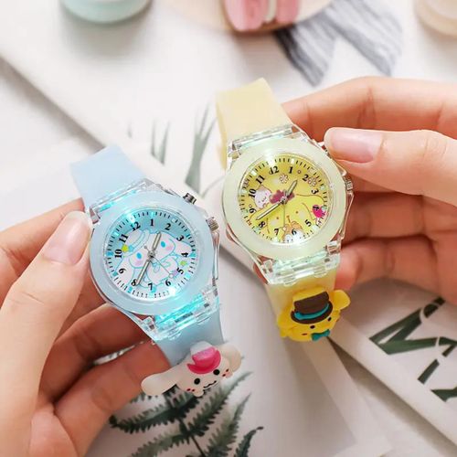 product_image_name-Generic-Trois (03) Montres lumineuses enfant, bracelet en silicone, dessin animé -4