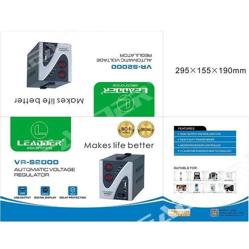 product_image_name-Leadder- Stabilisateur Régulateur De Tension Numérique 2000VA (VR-S2000)-2