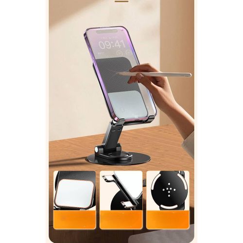 Cloudoon Support de Téléphone Réglable Universel – Support Pliable Portable pour Bureau et Streaming - image 5