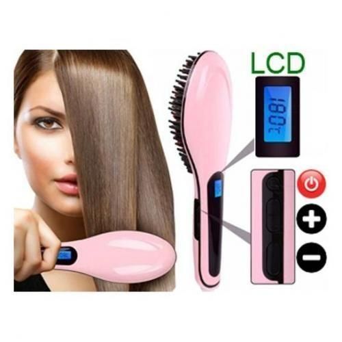 product_image_name-Generic-Brosse Chauffante - Lisser - Démêler+Indicateur Numérique-1