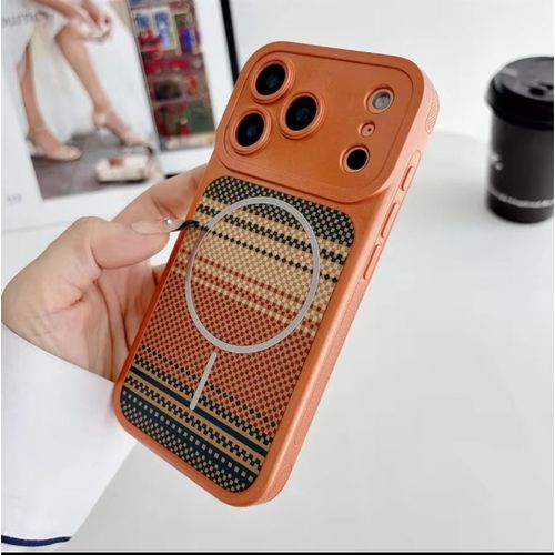 Generic Coque iphone 17 pro orange P11