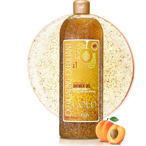 product_image_name-F&W-FAIR & WHITE So White! GEL DOUCHE EXFOLIANT GOLD  940ml  Nettoie et exfolie la peau-1