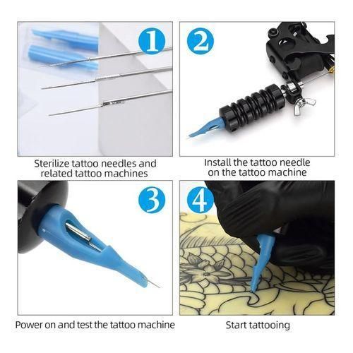 product_image_name-Generic-Pack of 1 00 Disposable Tattoo N eedles and Syringes-2