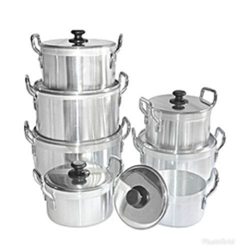 Stainless Ensemble Casserole Aluminium 7Pièces - Prix pas cher