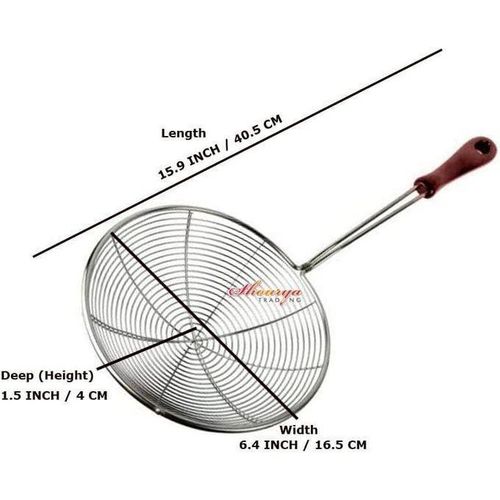 product_image_name-Generic-Poêle à huile en acier inoxydable, outils de cuisine de haute qualité, passoire à friser-6