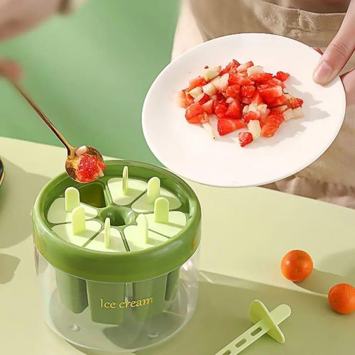 product_image_name-Generic-Moule à Glace DIY Réutilisable & Sans BPA - Fabrication Maison de Sorbets, Jus et Yaourts Glacés - Facile à Démouler - Pour Enfants & Alimentation Saine-3