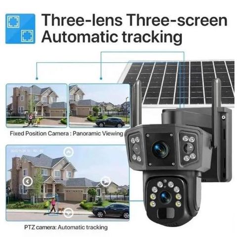 product_image_name-Generic-Caméra de surveillance solaire domestique, détection humaine PIR - Wifi-2