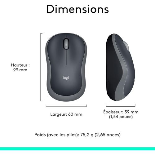 Logitech SOURIS  m185 - image 2