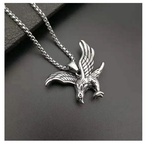 product_image_name-Fashion-Chaîne En Acier Inoxydable Argenté Pendentif Aigle-5
