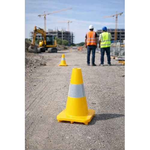 product_image_name-Generic-Cône de Signalisation Routière Réfléchissant 30 cm – Haute Visibilité-2