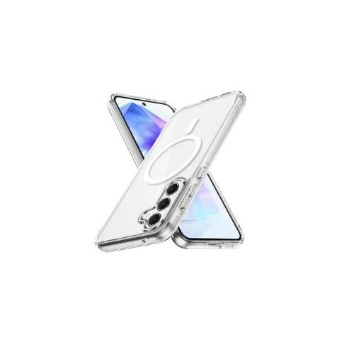 Generic Coque Magsafe Transparent Compatible Samsung Galaxy A55 Avec antichoc - Transparent