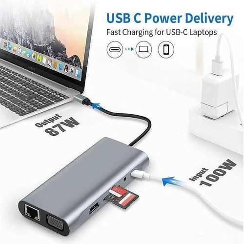 Generic ADAPTATEUR HUB 11 EN 1 – 4K + USB 3.0 - image 5