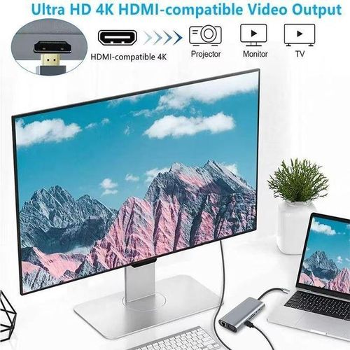 Generic ADAPTATEUR HUB 11 EN 1 – 4K + USB 3.0 - image 6