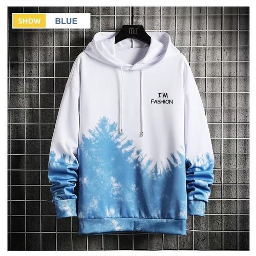 product_image_name-Fashion-Survêtement 2 pièces pour hommes tendance avec sweatshirt à capuche en dégradé tie-dye et pantalon-5