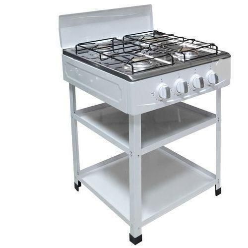 Generic Cuisinière 4 feux Etagère - Gaz 4 Feux - Blanc- Noire - image 2